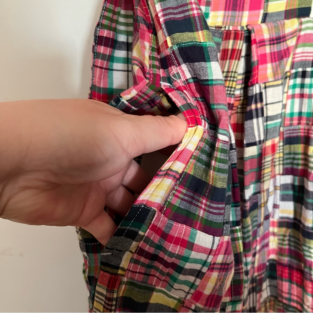 Tommy Hilfiger Plaid Strapless Dress Sz 6 - Picture 8 of 12